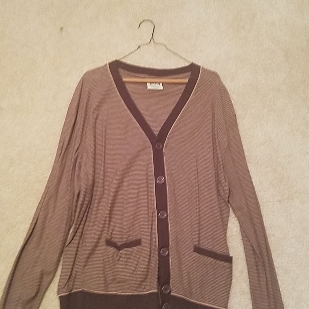 Stripe Cardigan Sweater